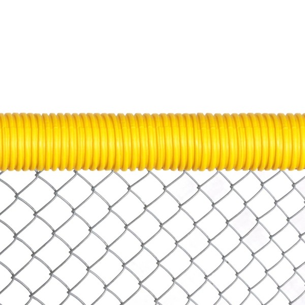 01162 Baseball Fence Poly Cap 250' Fence Topper - Ready To Install (Yellow)