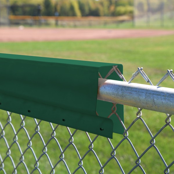 Safety Top Cap for Baseball Outfield Fence Top Protection PDS 40' (Green) - Custom Order (FenceRoll)