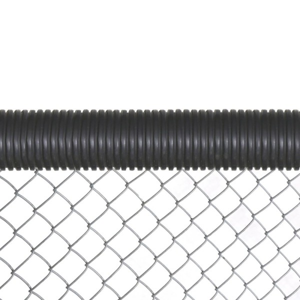 04449 Baseball Fence Poly Cap 250' Fence Topper - Ready To Install (Black)