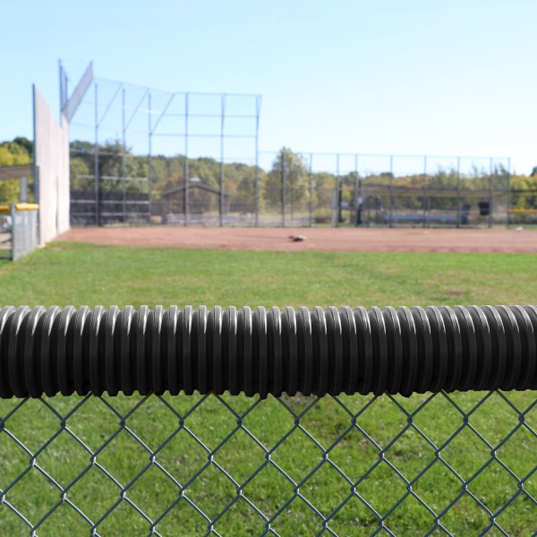 Baseball Fence Poly Cap 100' Fence Topper - Ready To Install (Black) - 04450 (Default)