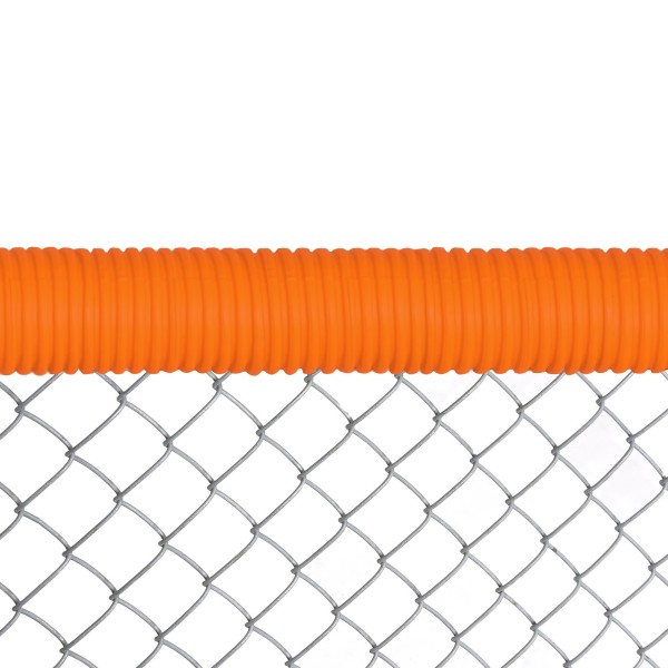 Baseball Fence Poly Cap 100' Fence Topper - Ready To Install (Orange) - POLYCAP100-ORG