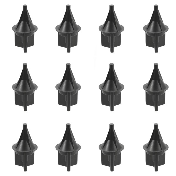 Replacement Points for FlexPole and SurePost Poles - Black (12 Pack) - SPS-12-BK