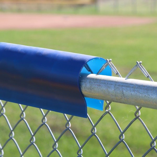 Baseball Fence Safety Top Cap LITE Fence Guard Cap 80' Long Baseball Fence Topper (Royal Blue) - Custom Order (FenceRoll)
