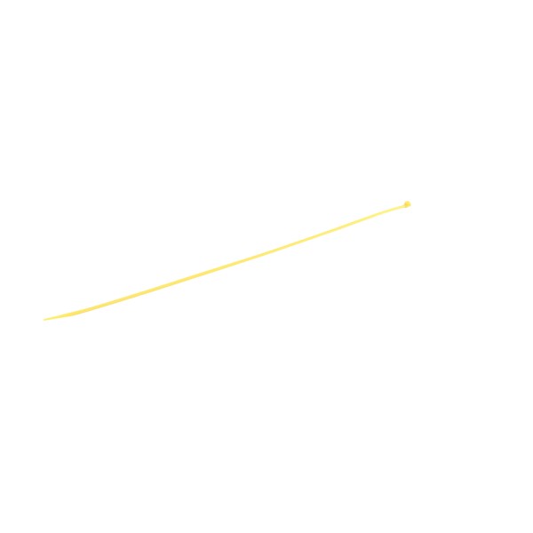 19" UV Outdoor Rated Tie Wraps (Zip Ties) - Yellow