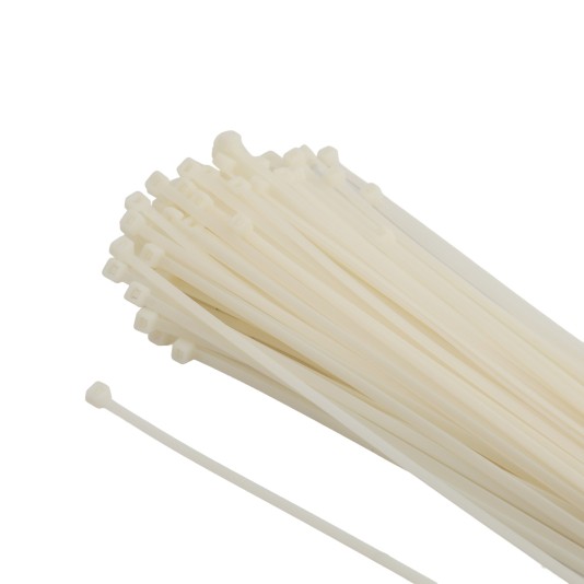 Natural Zip Ties for Baseball Fence Poly Cap 19" (100 Count) (Default)