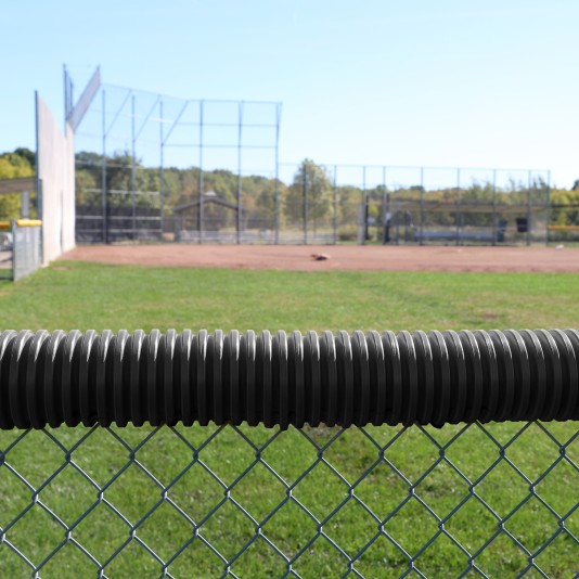 Baseball Fence Poly Cap 250' Fence Topper - Ready To Install (Black) - 04449 (Default)