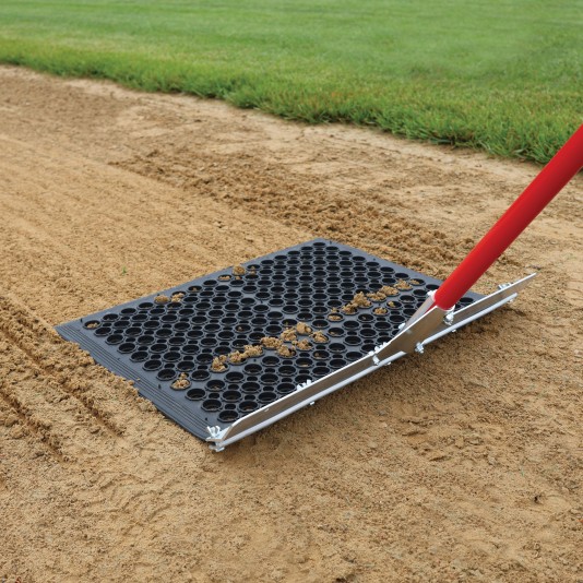 Professional Eraser Mop with 66"Long Handle 24" x 18" for Baseball Field Maintenance
