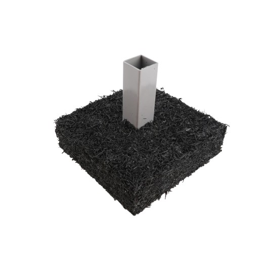 Set of 3 Pre-Assembled Baseball Base Anchor Foundation - 100% Recycled Material Made in USA - PABF-175-3