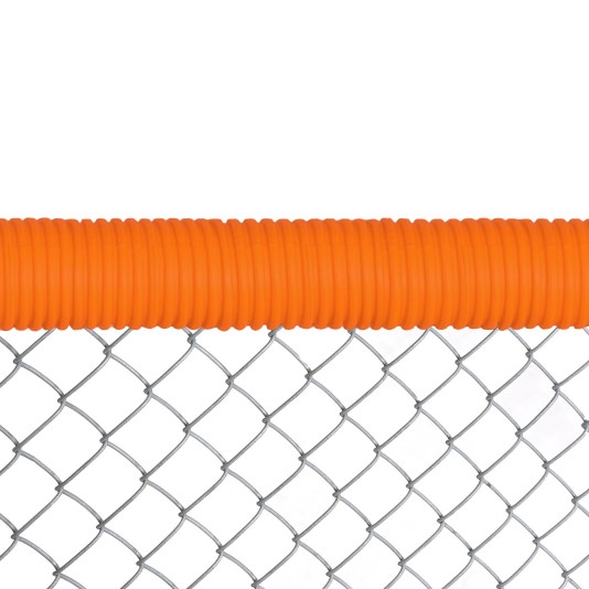 Baseball Fence Poly Cap 100' Fence Topper - Ready To Install (Orange) - POLYCAP100-ORG