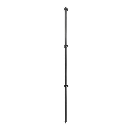 Heavy Duty 60" FlexPole SurePost Black Pole for Hook N Hang Temporary Baseball Fence (Steel Reinforced Insert) (Single Pole) - RHNH-P