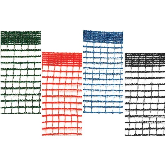 Roll-A-Fence Knitted Polyethylene Fence - Rolled Barrier & Outfield Fencing - Red - BF05-R
