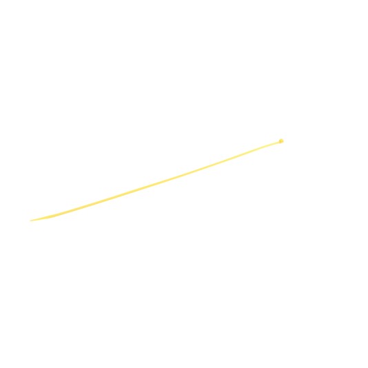 19" UV Outdoor Rated Tie Wraps (Zip Ties) - Yellow