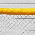 01160 Baseball Fence Poly Cap 100' Fence Topper - Ready To Install (Yellow)