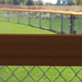 Safety Top Cap for Baseball Outfield Fence Top Protection PDS 40' (Brown) - Custom Order (FenceRoll)