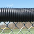 04450 Baseball Poly Cap 100' Fence Topper - Ready To Install (Black)