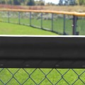 Safety Top Cap for Baseball Outfield Fence Top Protection PDS 40' (Black) - Custom Order (FenceRoll)