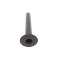 12" Ground Anchor Socket With Weep Hole - GS-12-BK (White Model Shown)