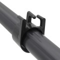 Standard 60" FlexPole SurePost Black Pole Kit for Hook N Hang Temporary Baseball Fence - HNH-16 (Tri-Cleat Sleeve)