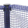 Roll-A-Fence Knitted Polyethylene Fence - Rolled Barrier & Outfield Fencing - Blue - BF05-Blue
