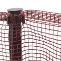 Roll-A-Fence Temporary Baseball Outfield Fence & Barrier Package - Knitted Polyethylene (Red)