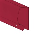 Safety Top Cap for Baseball Outfield Fence Top Protection PDS 40' (Scarlet Red)