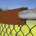 Baseball Fence Safety Top Cap LITE Fence Guard Cap 80' Long Baseball Fence Topper (Brown) - Custom Order
