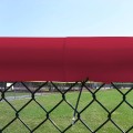 Baseball Fence Safety Top Cap LITE Fence Guard Cap 80' Long Baseball Fence Topper (Scarlet Red) - Custom Order 