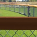 Baseball Fence Safety Top Cap LITE Fence Guard Cap 80' Long Baseball Fence Topper (Brown) - Custom Order (FenceRoll)