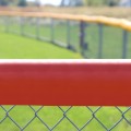 Baseball Fence Safety Top Cap LITE Fence Guard Cap 80' Long Baseball Fence Topper (Scarlet Red) - Custom Order (FenceRoll)