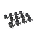 Replacement Post Sleeve (Tri Cleat) For FlexPole and SurePost Poles - Black (12 Pack)