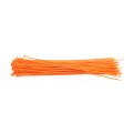 19" UV Outdoor Rated Tie Wraps (Zip Ties) - Orange
