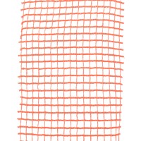 Roll-A-Fence Temporary Baseball Outfield Fence & Barrier Package - Knitted Polyethylene (Orange)