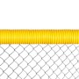 Baseball Fence Poly Cap 100' Fence Topper - Ready To Install (Yellow) - 01160 