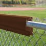 Safety Top Cap for Baseball Outfield Fence Top Protection PDS 40' (Brown) - Custom Order