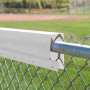 Safety Top Cap for Baseball Outfield Fence Top Protection PDS 40' (White) - Custom Order
