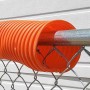 250' Baseball Fence Poly Cap Fence Topper - Orange