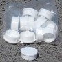 MarkSmart Replacement Ground Socket Plugs for FlexPole and SurePost Poles - (White) - 12 Pack - A-103W