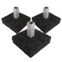 Temporary Pre-Assembled Baseball Base Anchor Foundation | 3 Count