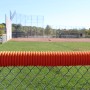 Baseball Fence Poly Cap 250' Fence Topper - Ready To Install (Orange) - POLYCAP250-ORG
