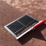 Professional Eraser Mop with 66" Long Handle 24" x 18" for Baseball Field Maintenance