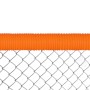 Baseball Fence Poly Cap 100' Fence Topper - Ready To Install (Orange) - POLYCAP100-ORG