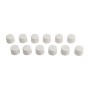 Replacement Plain Post Cap for Temporary FlexPole and SurePost Poles | 12 Count - White