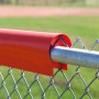 Baseball Fence Safety Top Cap LITE Fence Guard Cap 80' Long Baseball Fence Topper (Scarlet Red) - Custom Order