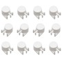 Replacement Post Cap (Tri Cleat) For FlexPole and SurePost Poles - White (12 Pack) - TCC-12-W