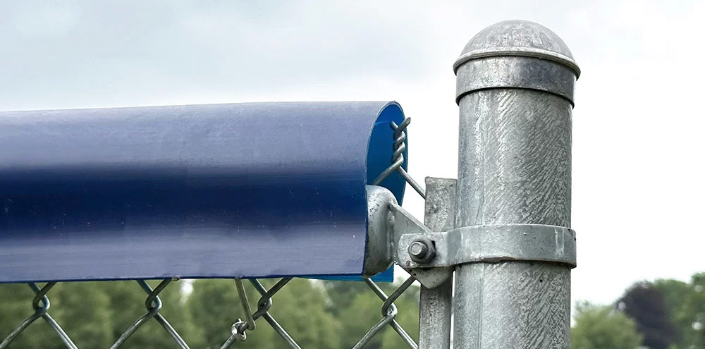 Fence Guard Covering Top Of Chain Link Fence