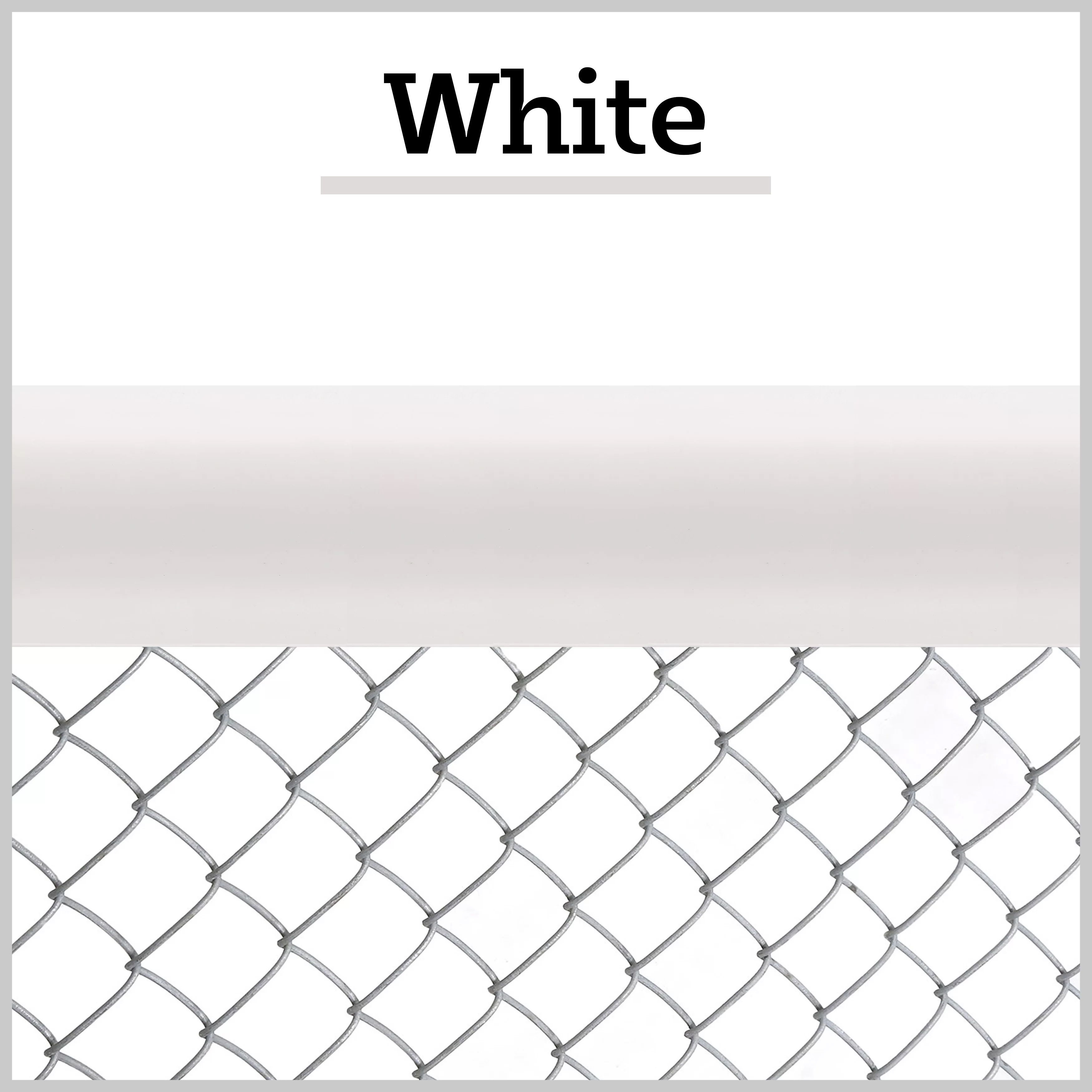 Fence Guard Standard Photo White