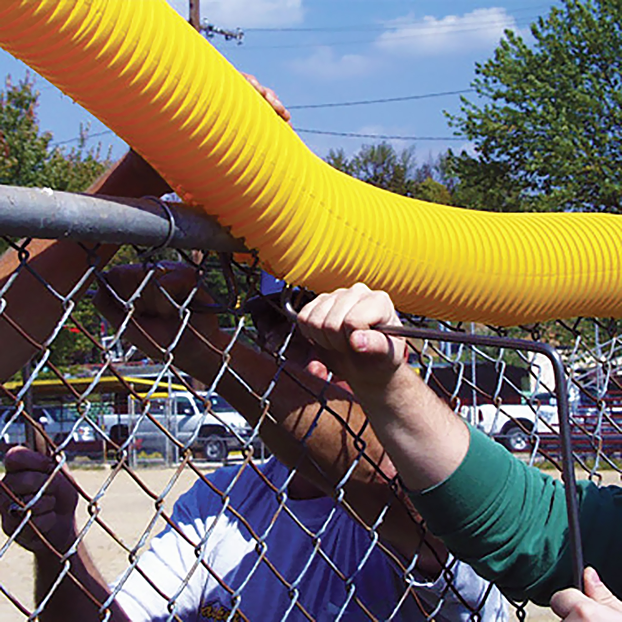 Baseball Fence Topper Installation Gallery