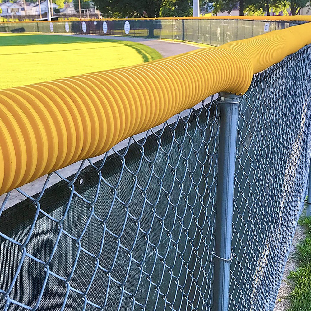 High Visibility Yellow Poly-Cap Fence Topper