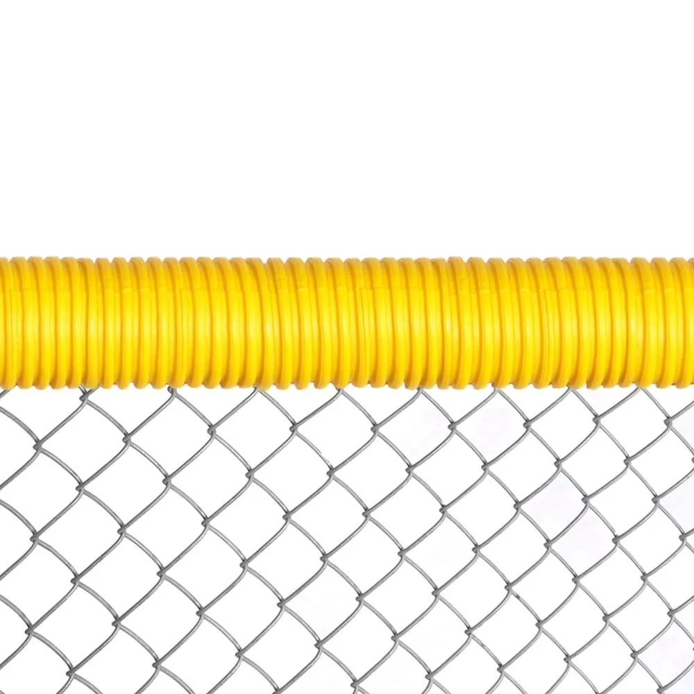 High Visibility Yellow Poly-Cap Fence Topper